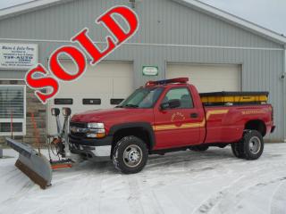 2001 CHEVROLET DUALLY PLOW TRUCK